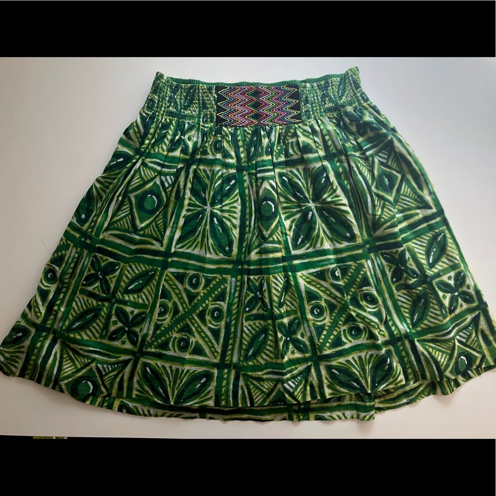 Batik print summer skirt